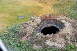 El cambio climático originó los agujeros del fin del mundo