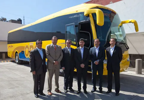 Eduardo Rivera inaugura la nueva terminal de autobuses de la línea ORO y ERCO