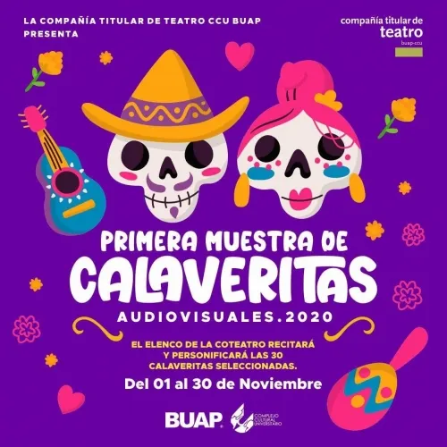 BUAP invita a niñas y niños a participar en la elaboración de calaveritas