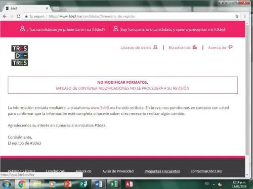 Mario Riestra presenta su 3de3