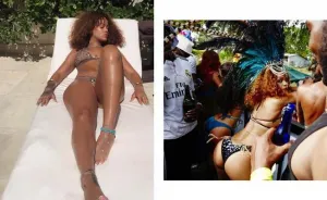 Rihanna enseña mucha piel en vacaciones