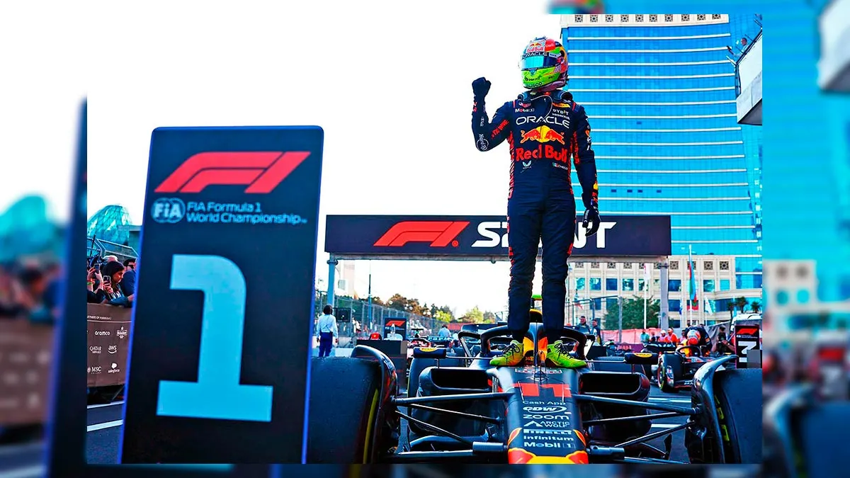 Sergio Checo Perez Carrera Sprint Baku