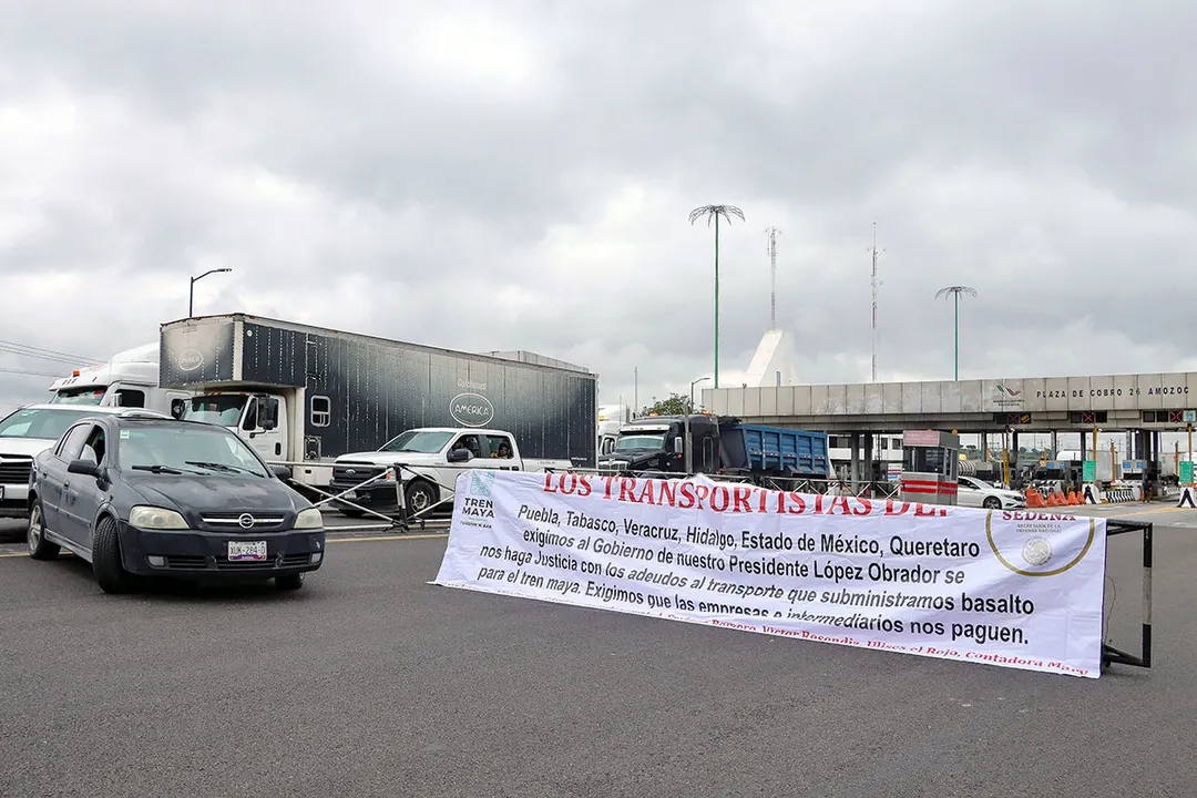 Transportistas Unidos Cierre Caseta Amozoc