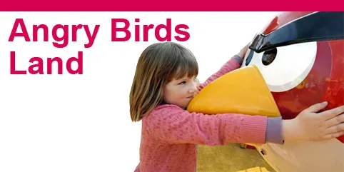 Angry Birds Land, el mundo real de los pájaros y los cerdos