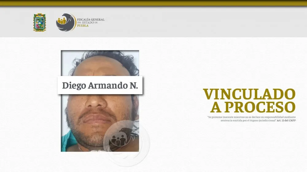 FGE Puebla obtuvo vinculación a proceso de presunto feminicida en Nopalucan