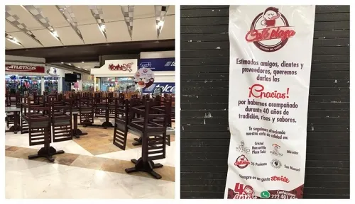 Ante la contingencia, cierra Café Plaza tras 4 décadas de servicio en Plaza Dorada