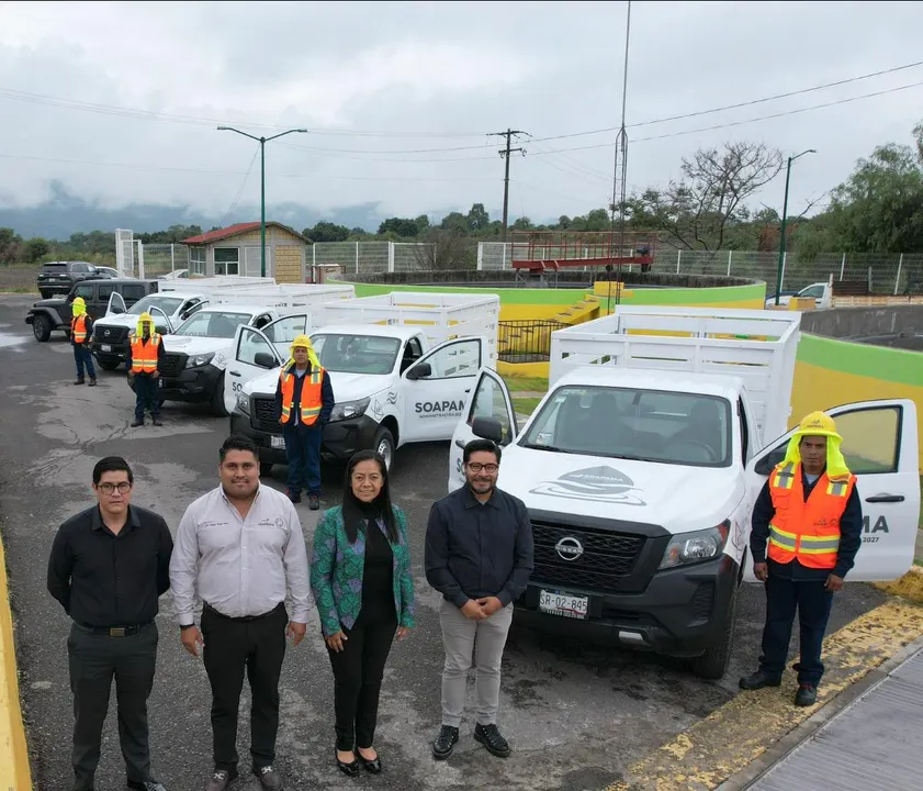 Gobierno de Atlixco ortalece al Soapama con nuevo equipo y vehículos operativos