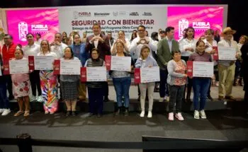Participan diputados y diputadas del Congreso de Puebla en la Entrega de Apoyos del Programa Obra Comunitaria