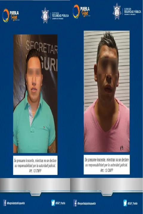 SSP aseguró a dos integrantes de una banda vinculada al robo de casa habitación