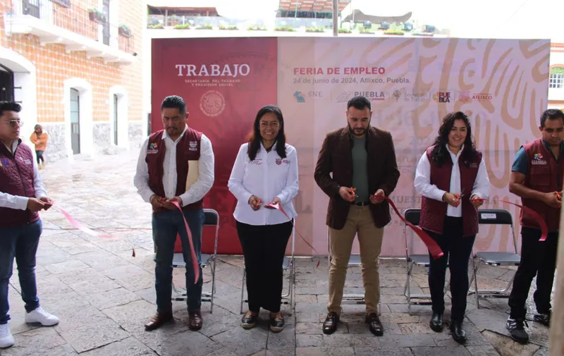 Éxito en la Sexta Feria del Empleo en Atlixco, donde se ofrecieron cerca de 300 vacantes