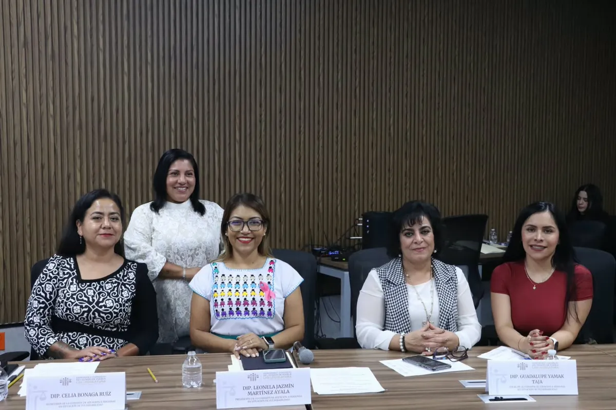 Comisión de Atención a Personas en Situación de Vulnerabilidad del Congreso del estado de Puebla. Foto: Especial