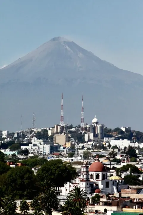 Posible caída de ceniza del “Popo” en San Martín Texmelucan, Santa Rita Tlahuapan y la Sierra Norte