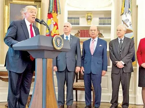 Donald Trump dice que ventilará a”‘países tramposos”