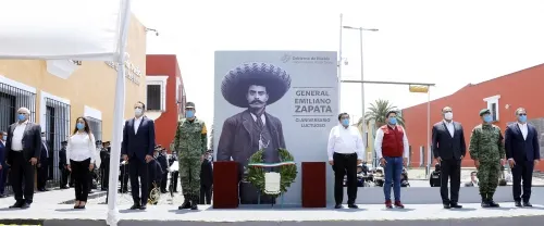 Preside Miguel Barbosa ceremonia conmemorativa al CI Aniversario de Emiliano Zapata