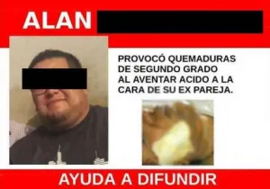 Detienen a sujeto que aventó ácido al rostro de su expareja