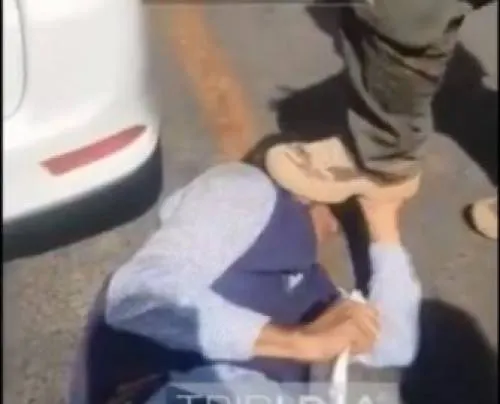 Golpean a presunto delincuente en la 47 Norte