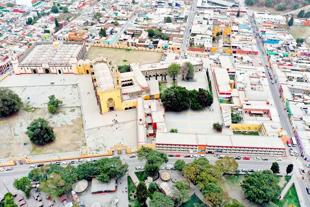 San Pedro Cholula Caida De Ceniza