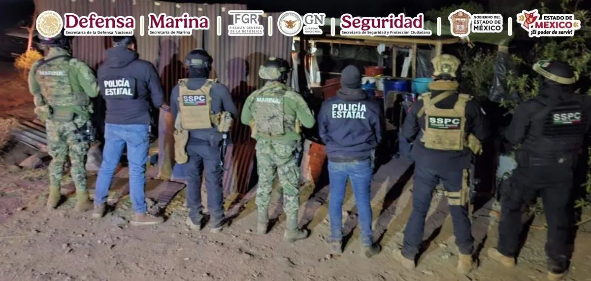 Laboratorio Clandestino Drogas Edomex