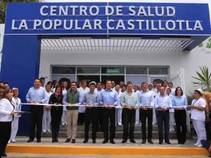 Inaugura RMV rehabilitación del Centro de Salud “La Popular Castillotla”