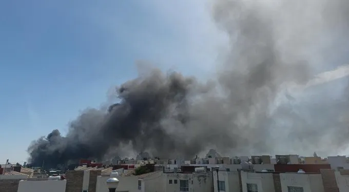 Incendio en Cuautlancingo