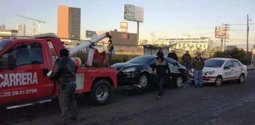 Realiza SMT operativo contra unidades irregulares en Vía Atlixcáyotl y Periférico