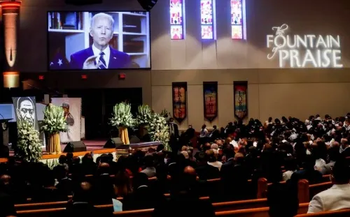 “Justicia racial ha llegado”, Joe Biden en funeral de George Floyd