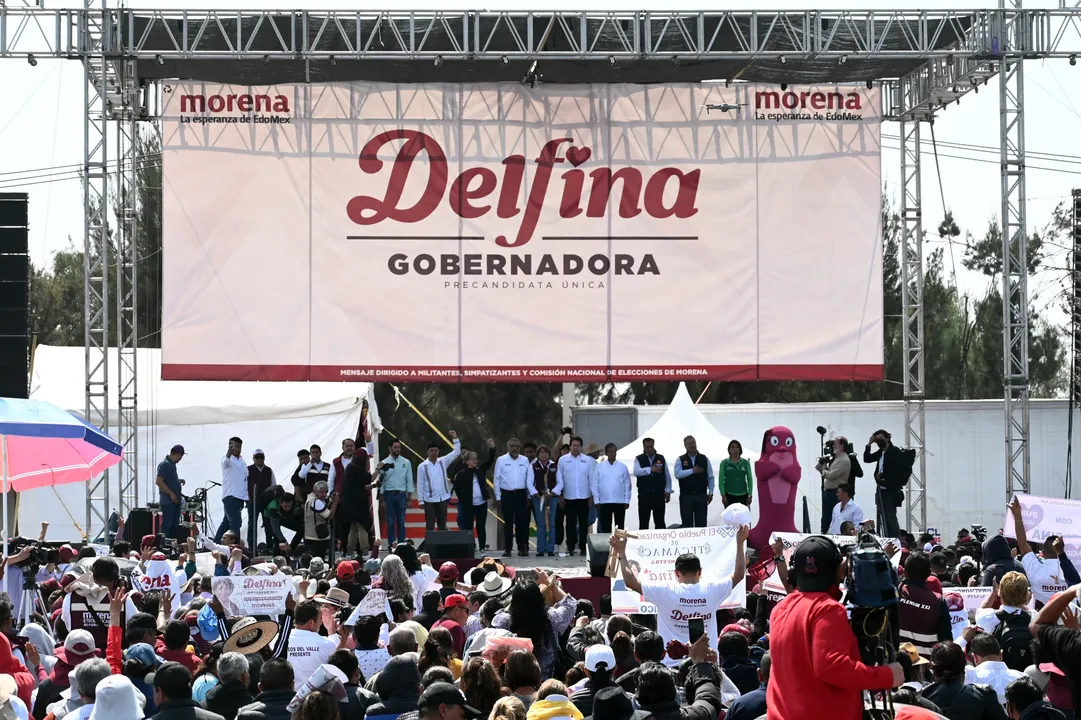 Delfina Gómez precandidata de Morena