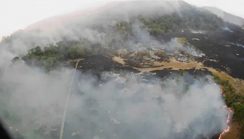 Bolsonaro podría usar al Ejército contra incendio en el Amazonas