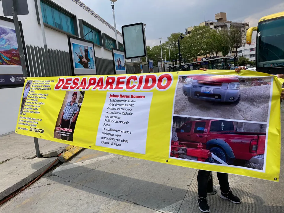 Familiares de Jaime se manifiestan en la Fiscalía para agilizar su búsqueda