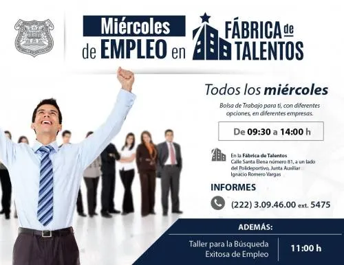 ¡Miércoles de empleo en la fábrica de talentos!