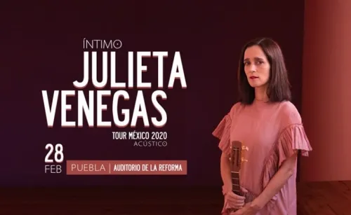 “Íntimo”, el tour con el que llega la cantautora Julieta Venegas a Puebla