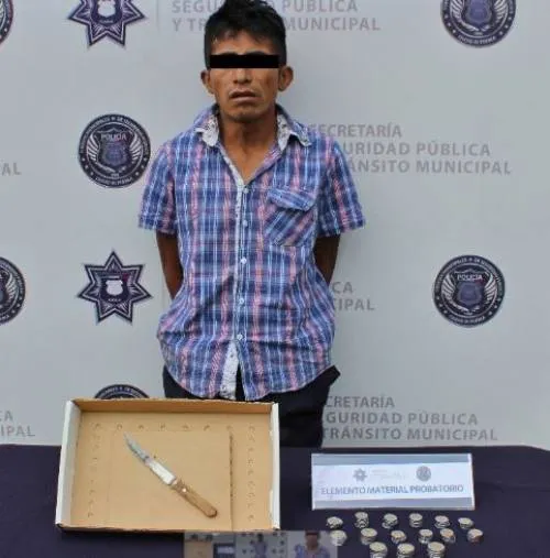 Detiene Seguridad Pública Municipal de Puebla a persona por robo a transporte público