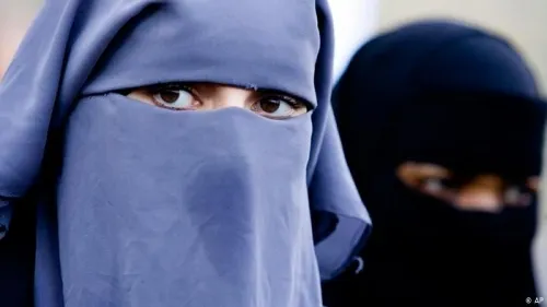 En vigor, la prohibición de la burka