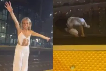 Chica Tiktoker cae a las vías del metro mientras grababa un vídeo