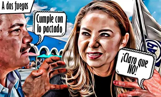 Paola Angón, a dos fuegos