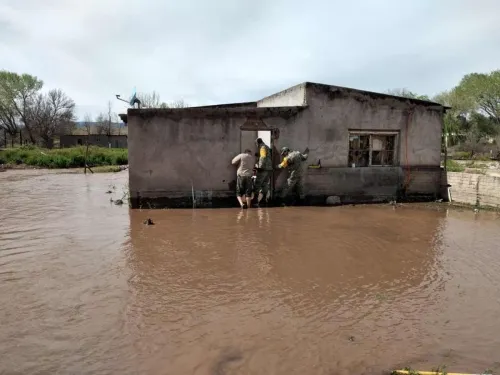 Activan Plan DN-III-E en Chihuahua por fuertes lluvias