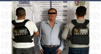 Cumple la FGE orden de aprehensión contra octogenario por presuntamente extorsionar a su hijo con 30 millones de pesos