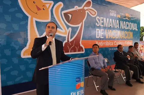 Puebla es sede nacional de la Semana de Vacunación Antirrábica