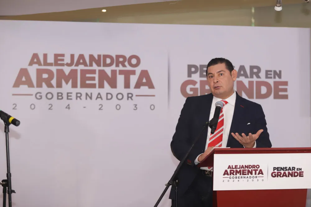 Presentará Alejandro Armenta parte de su gabinete el 1 de julio