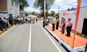 Inaugura presidente de San Pedro obra por 1.3 mdp