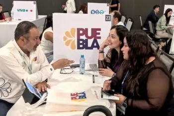 Turismo de Puebla promueve rutas turísticas del estado ante agentes de viajes en Monterrey