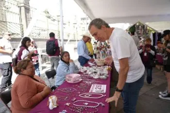 Promueve Pepe Chedraui consumo de productos locales en feria internacional en Puebla capital