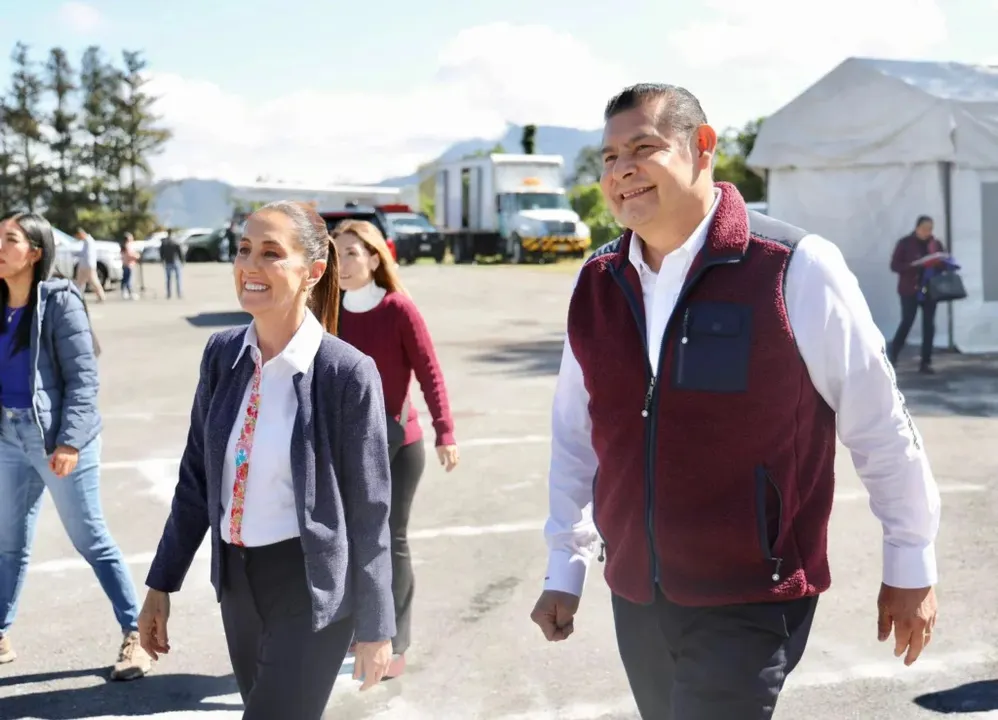 La visita de Sheinbaum a Puebla y su encuentro con Armenta
