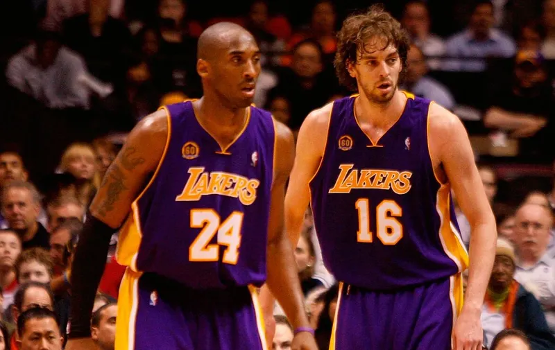 Paul Gasol y Kobe Bryan