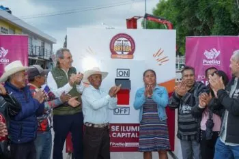 Con Puebla Brilla, el Ayuntamiento de Puebla ha beneficiado a más de 350 mil habitantes