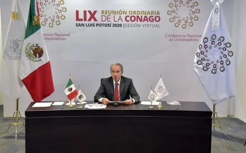 Gobernador de SLP asume presidencia de la Conago; llama a unidad