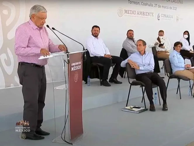 En La Laguna AMLO da inicio a la mayor obra de agua potable en 40 años