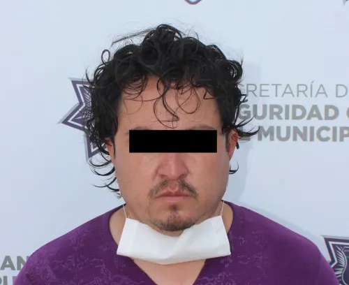 Policía municipal detuvo a hombre presuntamente dedicado al robo a negocio y casa habitación