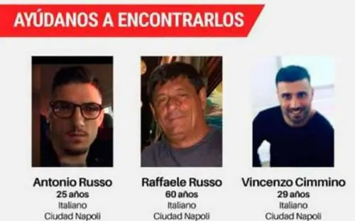 Italia pide a México “urgente solución” a la desaparición de tres italianos
