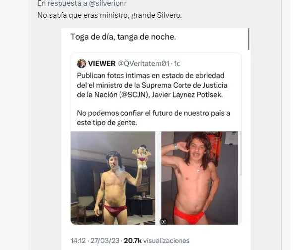 reacciones Silverio